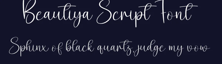 Beautiya Script Font by creativeletter — Script Handwritten Font — thumbnail 2