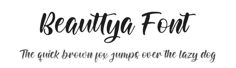 Beauttya Font by letterfabric — Script Handwritten Font