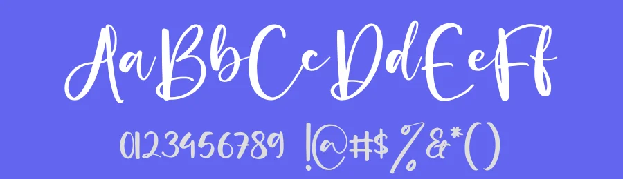 Beauty Amalia – Handwritten Font by glorytype — Script Handwritten Font — thumbnail 3