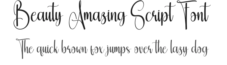 Beauty Amazing Script Font by creativeletter — Script Handwritten Font