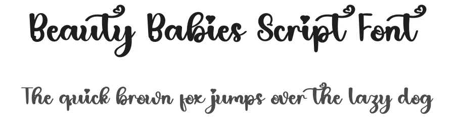 Beauty Babies Script Font by inermediaSTUDIO — Script Handwritten Font