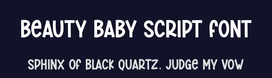 Beauty Baby Script Font by andikastudio — Display Font — thumbnail 2