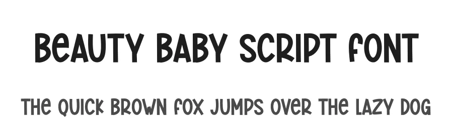 Beauty Baby Script Font by andikastudio — Display Font
