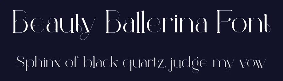 Beauty Ballerina Font by Aluyeah Studio — Serif Font — thumbnail 2