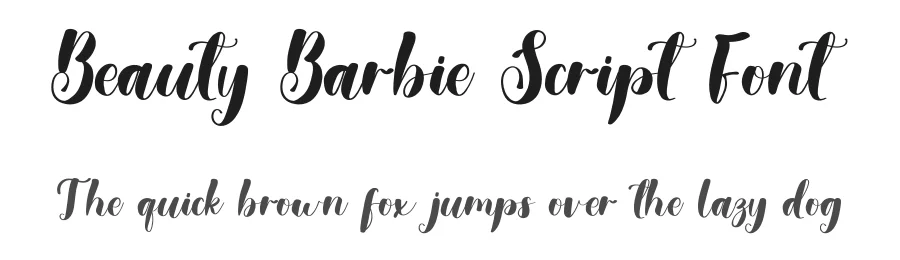 Beauty Barbie Script Font by inermediaSTUDIO — Script Handwritten Font