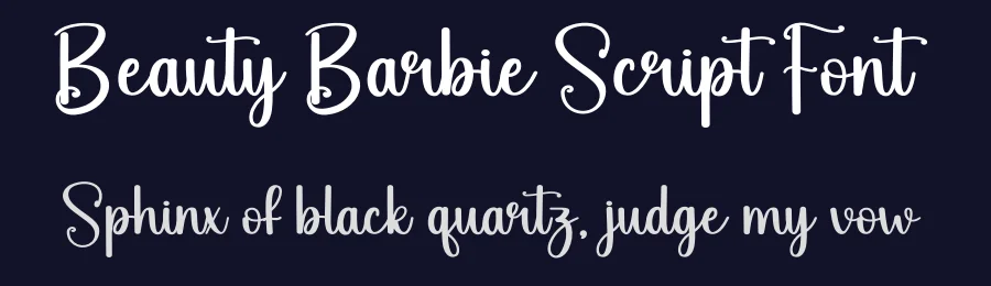 Beauty Barbie Script Font by andikastudio — Script Handwritten Font — thumbnail 2