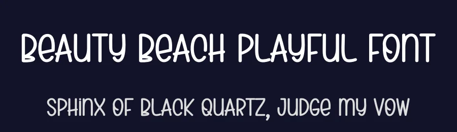 Beauty Beach Playful Font by andikastudio — Display Font — thumbnail 2