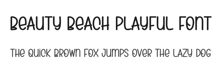 Beauty Beach Playful Font by andikastudio β Display Font