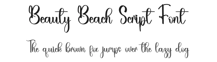 Beauty Beach Script Font by inermediaSTUDIO — Script Handwritten Font