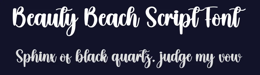 Beauty Beach Script Font by creativeletter — Script Handwritten Font — thumbnail 2