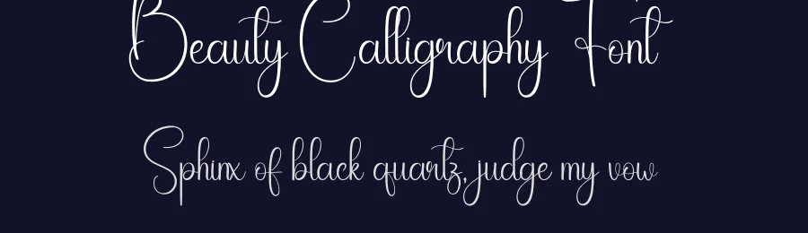 Beauty Calligraphy Font by creativeletter — Script Handwritten Font — thumbnail 2