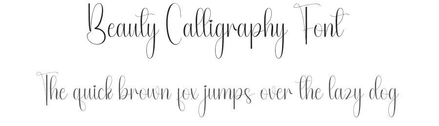 Beauty Calligraphy Font by andikastudio — Script Handwritten Font