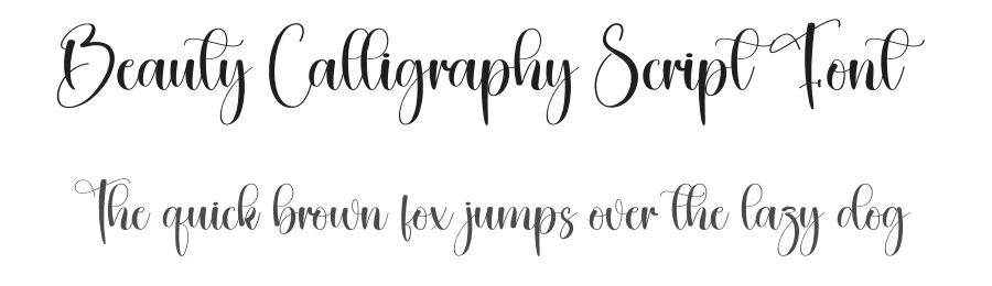 Beauty Calligraphy Script Font by creativeletter — Script Handwritten Font