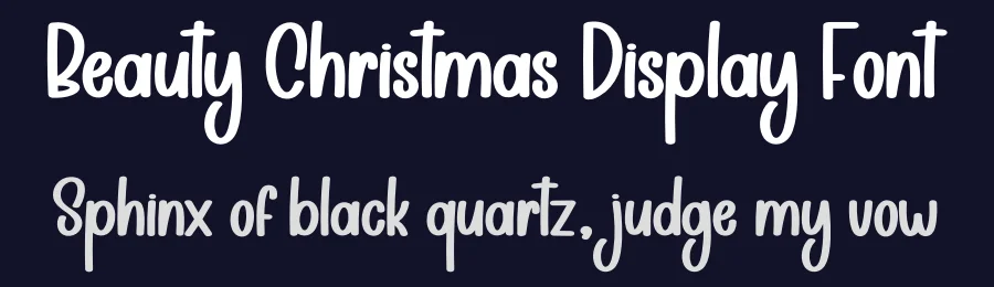 Beauty Christmas Display Font by creativeletter — Display Font — thumbnail 2