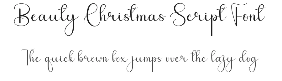 Beauty Christmas Script Font by andikastudio — Script Handwritten Font