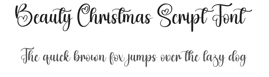 Beauty Christmas Script Font by creativeletter — Script Handwritten Font