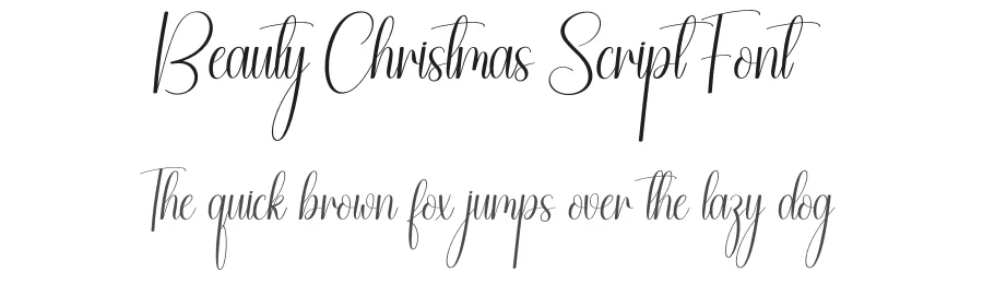 Beauty Christmas Script Font by creativeletter — Script Handwritten Font