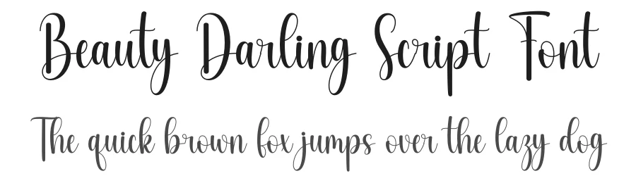 Beauty Darling Script Font by DN Creative — Script Handwritten Font
