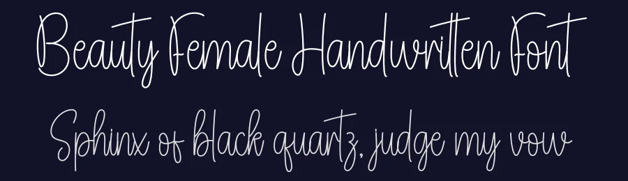 Beauty Female Handwritten Font by andikastudio — Script Handwritten Font — thumbnail 2