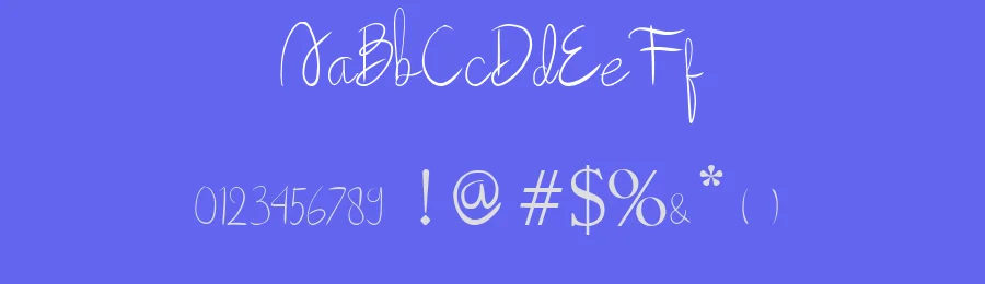 Beauty Forest Script Font by wny79 — Script Handwritten Font — thumbnail 3