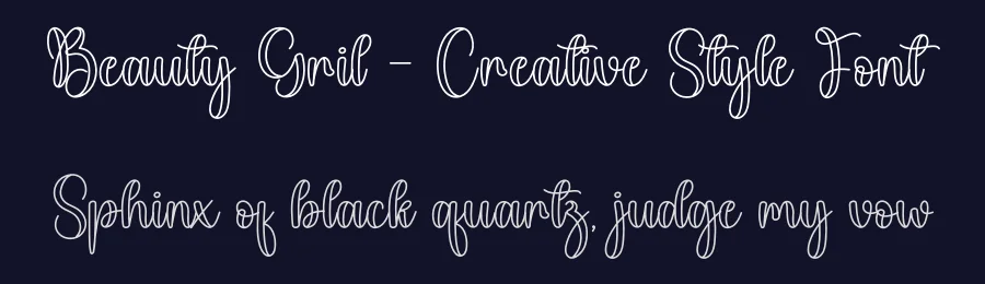 Beauty Gril – Creative Style Font by creativeletter — Script Handwritten Font — thumbnail 2