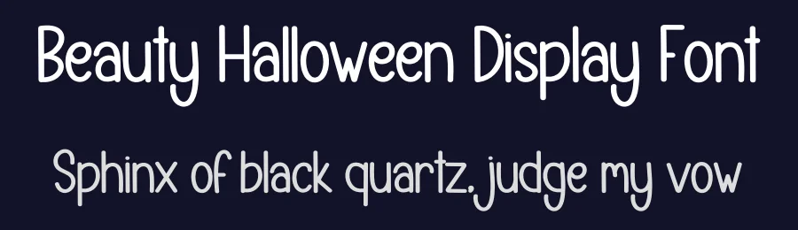 Beauty Halloween Display Font by andikastudio — Display Font — thumbnail 2