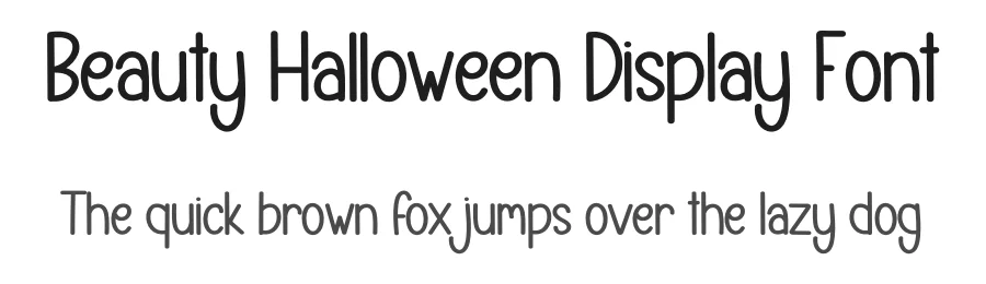 Beauty Halloween Display Font by andikastudio — Display Font
