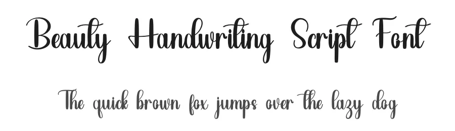 Beauty Handwriting Script Font by inermediaSTUDIO — Script Handwritten Font