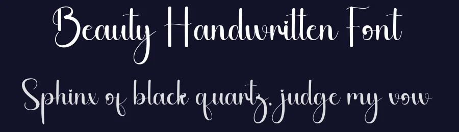 Beauty Handwritten Font by andikastudio — Script Handwritten Font — thumbnail 2