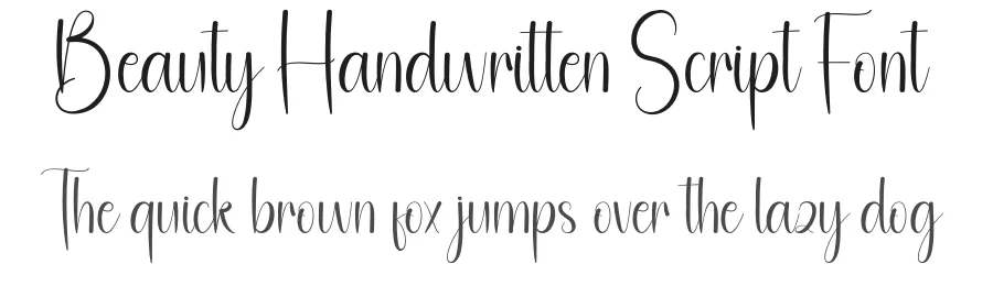 Beauty Handwritten Script Font by andikastudio — Script Handwritten Font