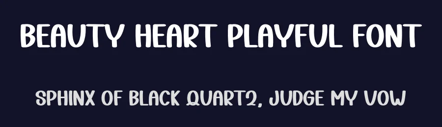 Beauty Heart Playful Font by freshtypeink — Display Font — thumbnail 2