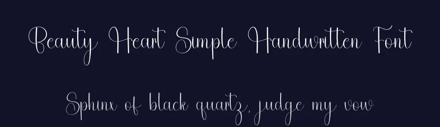 Beauty Heart Simple Handwritten Font by freshtypeink — Script Handwritten Font — thumbnail 2