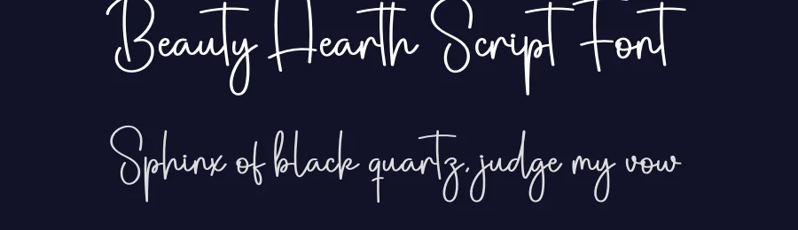 Beauty Hearth Script Font by creativeletter — Script Handwritten Font — thumbnail 2