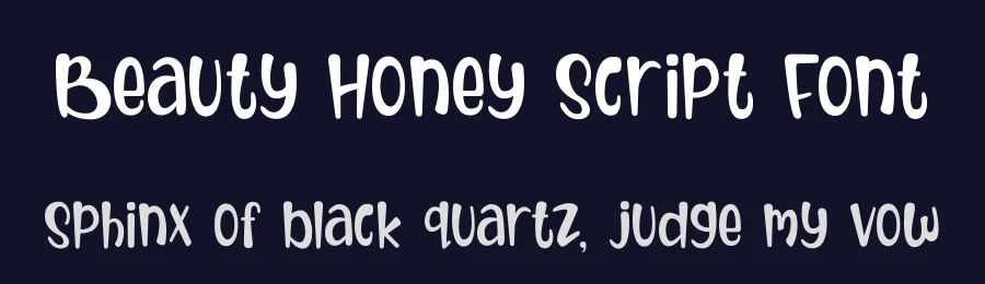 Beauty Honey Script Font by 607469 — Script Handwritten Font — thumbnail 2