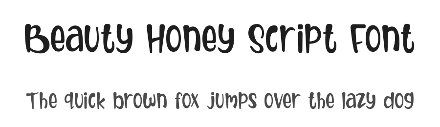 Beauty Honey Script Font by 607469 — Script Handwritten Font