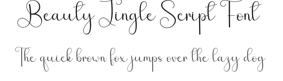 Beauty Jingle Script Font by andikastudio — Script Handwritten Font