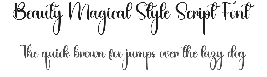 Beauty Magical Style Script Font by inermediaSTUDIO — Script Handwritten Font