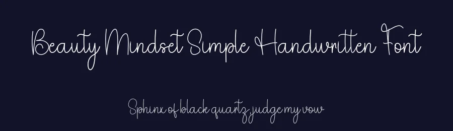 Beauty Mindset Simple Handwritten Font by freshtypeink — Script Handwritten Font — thumbnail 2