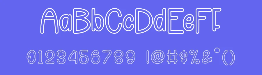 Beauty Outline – Playful And Unique Font by andikastudio — Display Font — thumbnail 3