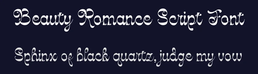 Beauty Romance Script Font by TypeClassHeroes — Blackletter Font — thumbnail 2