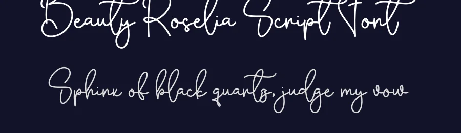 Beauty Roselia Script Font by creativeletter — Script Handwritten Font — thumbnail 2