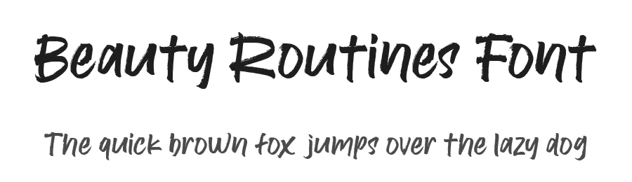 Beauty Routines Font by Fikryal Studio — Display Font