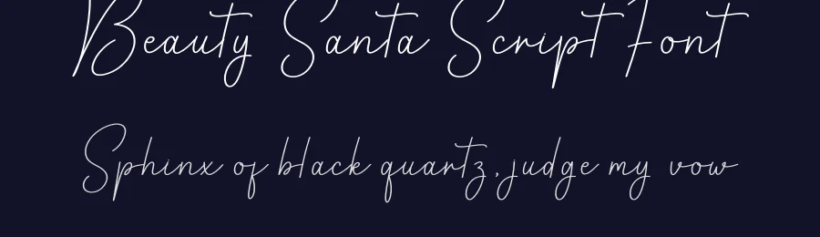 Beauty Santa Script Font by creativeletter — Script Handwritten Font — thumbnail 2