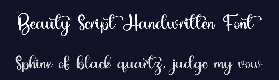 Beauty Script Handwritten Font by inermediaSTUDIO — Script Handwritten Font — thumbnail 2