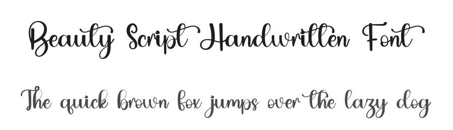 Beauty Script Handwritten Font by inermediaSTUDIO — Script Handwritten Font