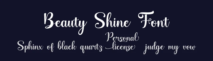 Beauty Shine Font by Java pep — Script Handwritten Font — thumbnail 2