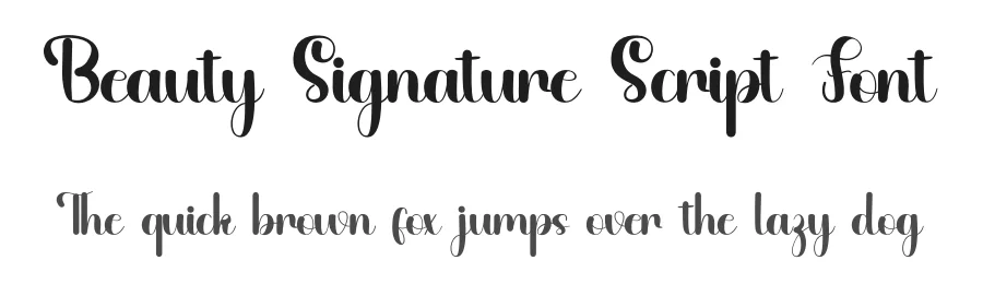 Beauty Signature Script Font by inermediaSTUDIO — Script Handwritten Font