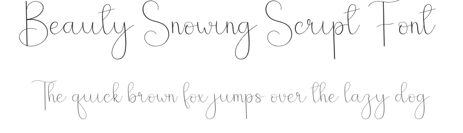 Beauty Snowing Script Font by andikastudio — Script Handwritten Font