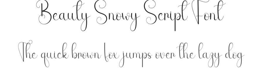 Beauty Snowy Script Font by andikastudio — Script Handwritten Font