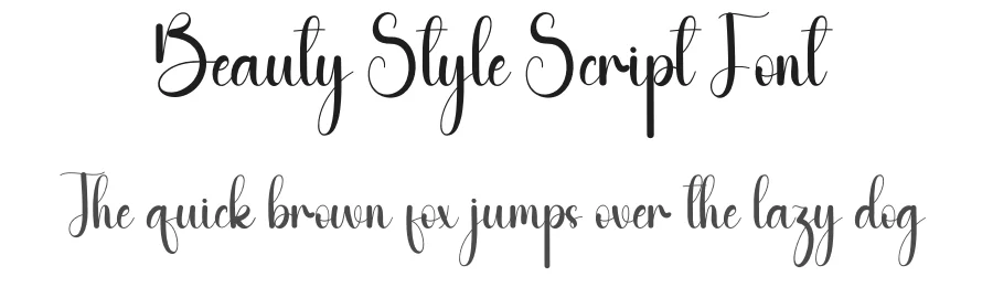 Beauty Style Script Font by andikastudio — Script Handwritten Font